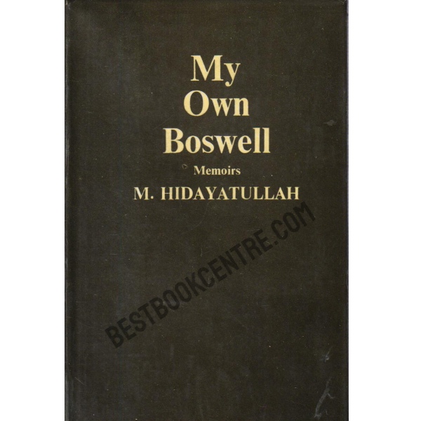 My Own Boswell 1st edition