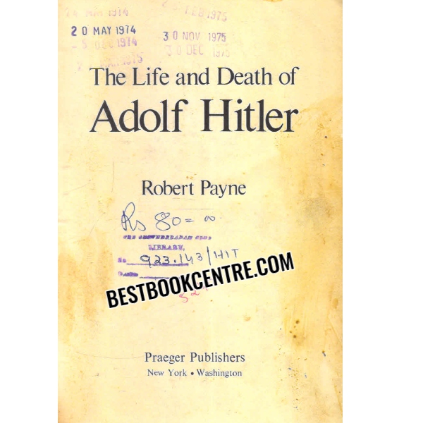 the life and death of adolf hitler 1st edition