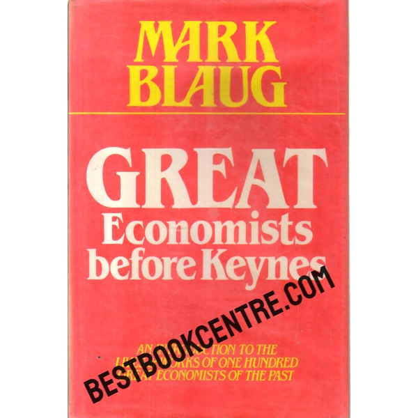 great economists before keynes 1st edition