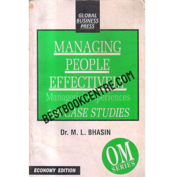 managing people effectively