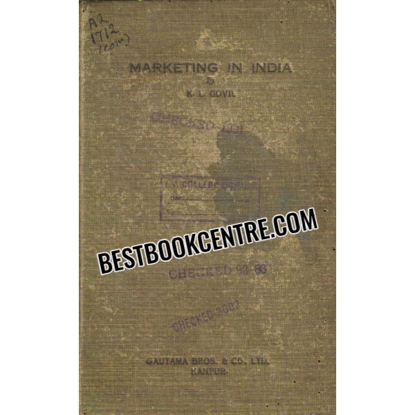 marketing in india 1st edition