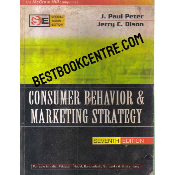 consumer behavior and marketing strategy seventh edition