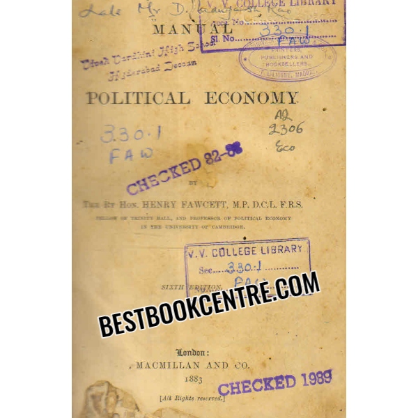 manual political economy 