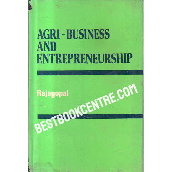 agri business and entrepreneurship 1st edtion