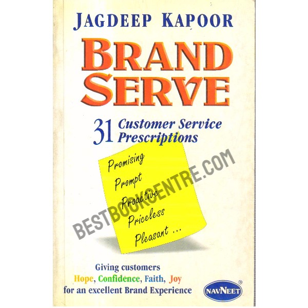 Brand Serve 31 Customer Service Prescriptions.