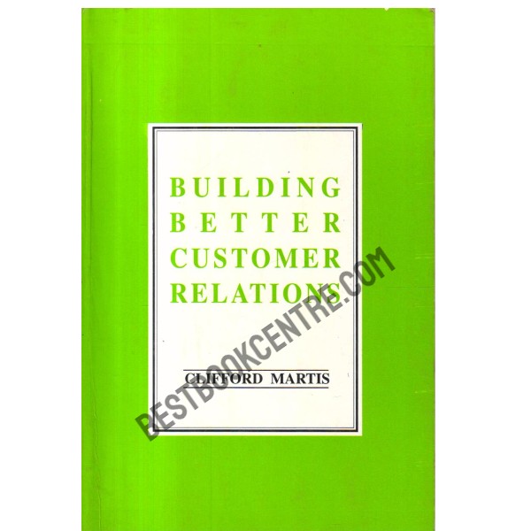 Building Better Customer Relations.