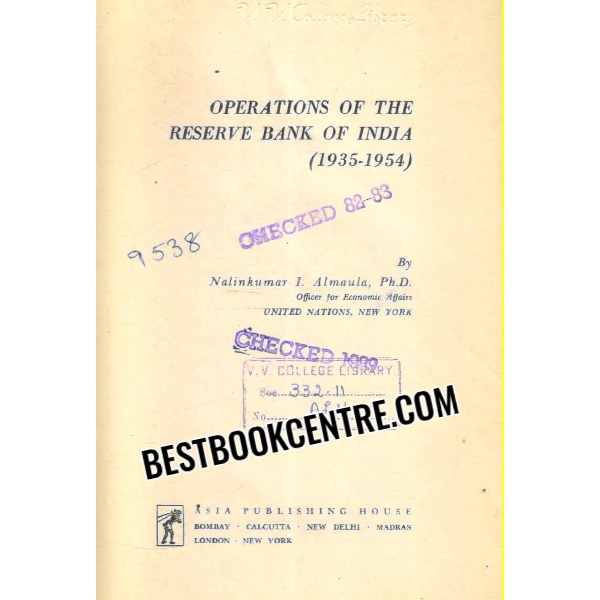 operations of the reserve bank of india