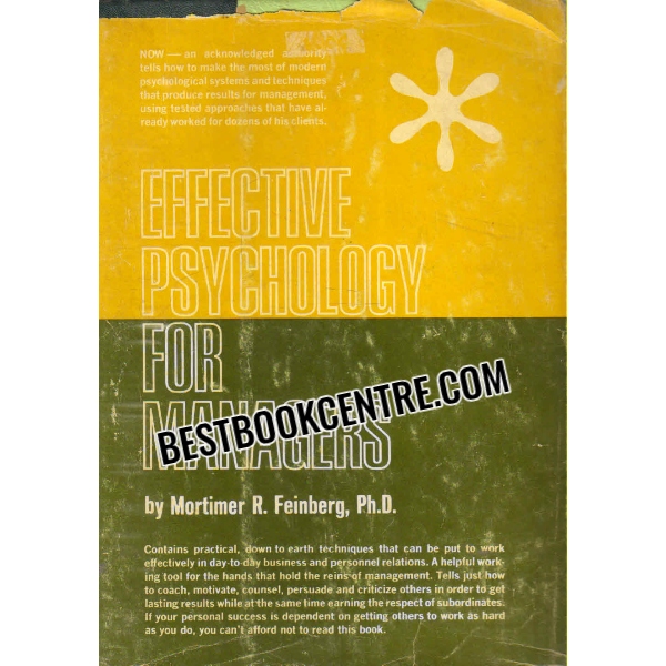 effective psychology for managers 