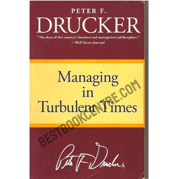 Managing in Turbulent Times