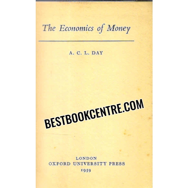 the economics of money 1st edition