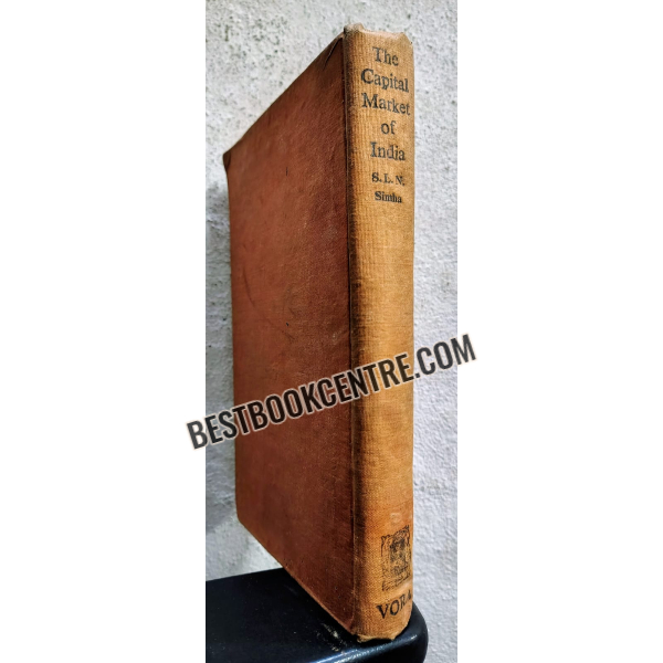 the capital market of india 1st edition