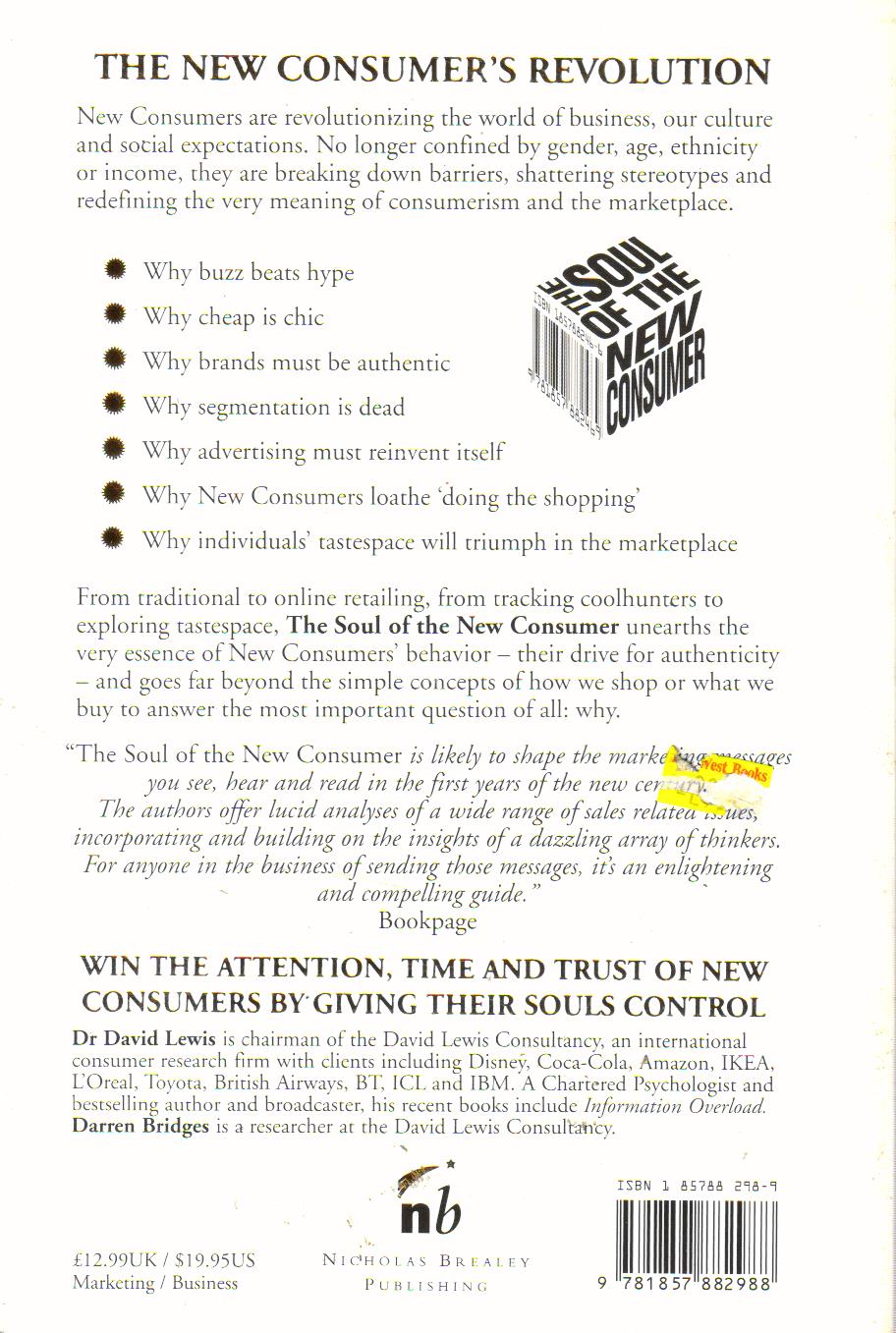The Soul of the New Consumer