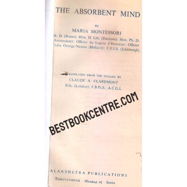 the absorbent mind