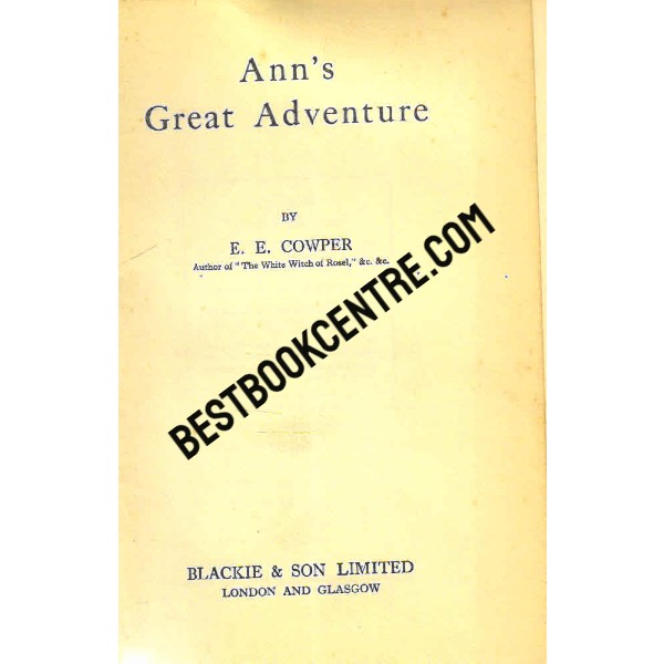 Anns Great Adventure 1st edition