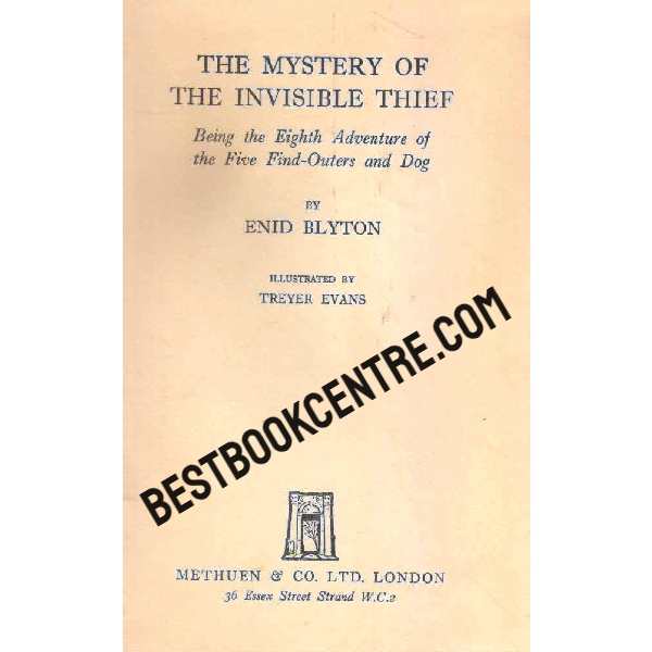 the mystery of the invisible thief 1st ediiton
