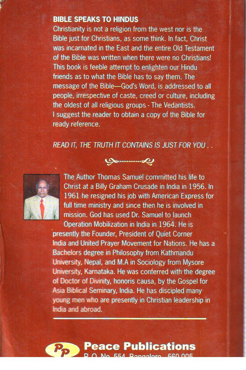 Bible Speaks to Hindus