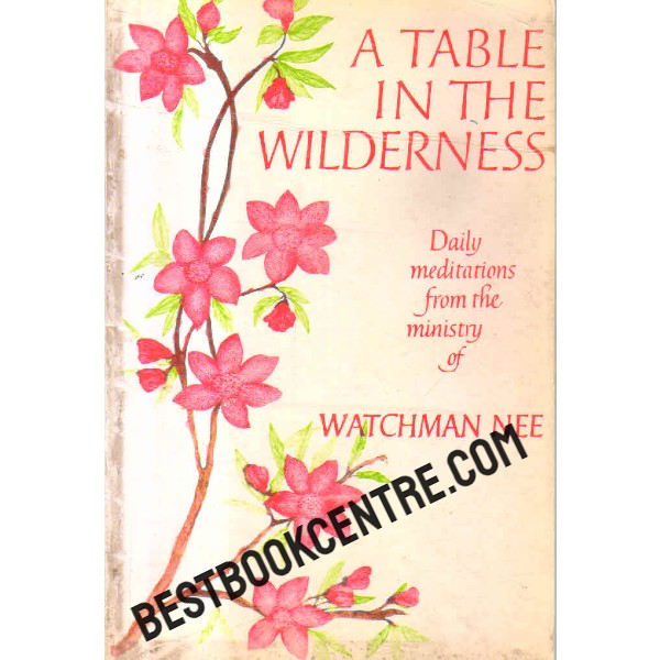 a table in the wilderness