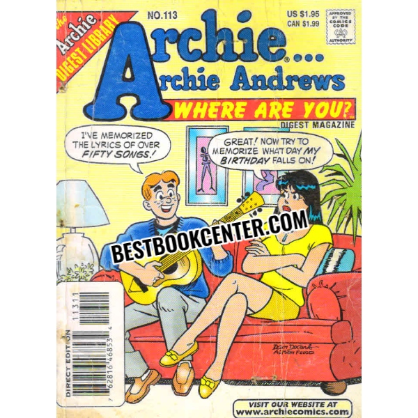 archie archie andrews where are you digest magazine no 113
