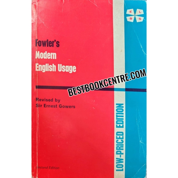 a dictionary of modern english usage ELBS