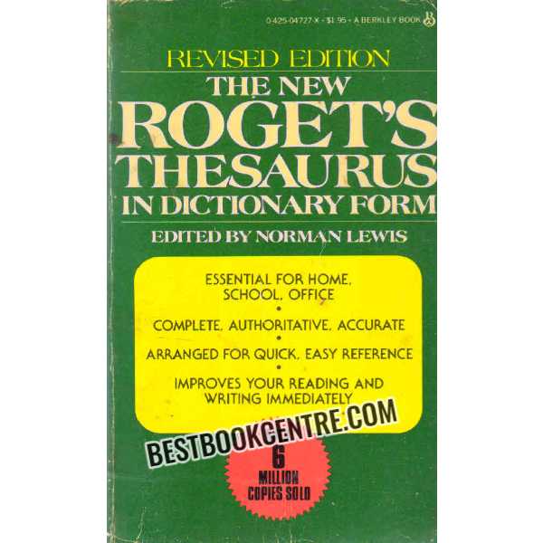 the rogets the saurus in dictionary form
