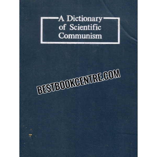 a dictionary of scientific communism