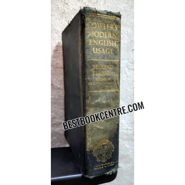 a dictionary of modern english usage