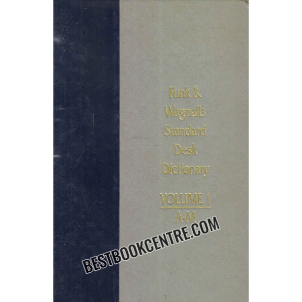 funk and wagnalls standard desk dictionary volume 1 and 2