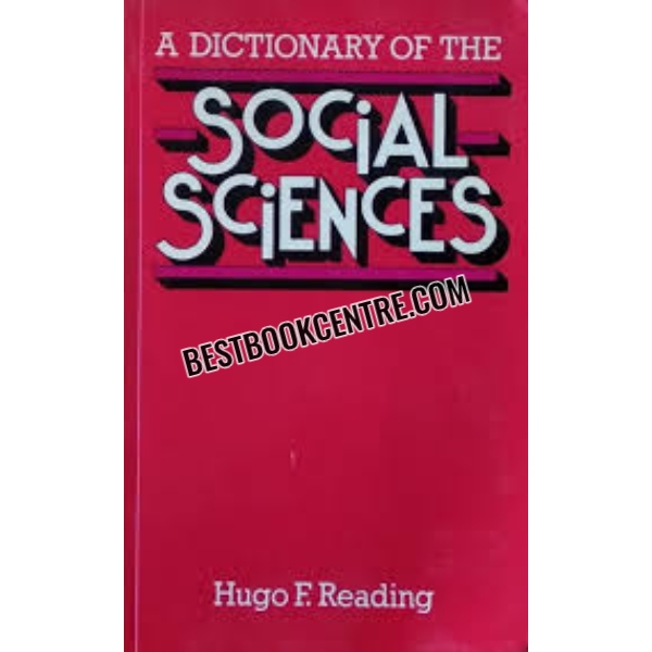 a dictionary of the social sciences 1st edition