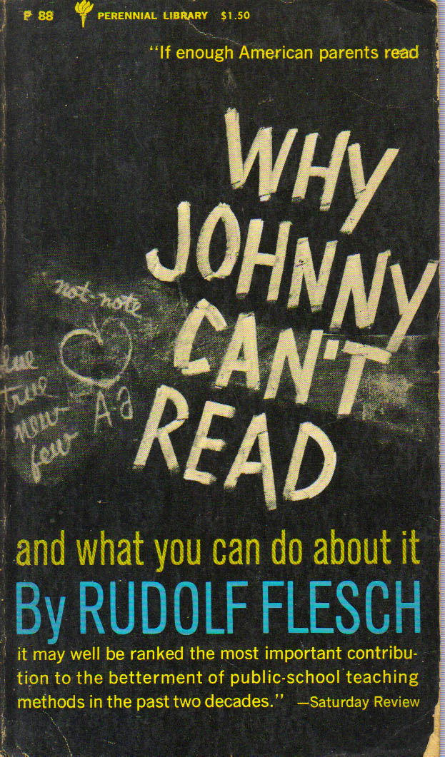 Why Johnny Cant Read