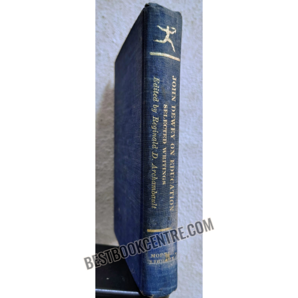 john dewey on education selected writings 