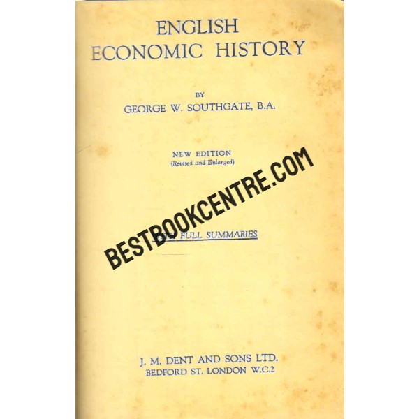 English Economic History