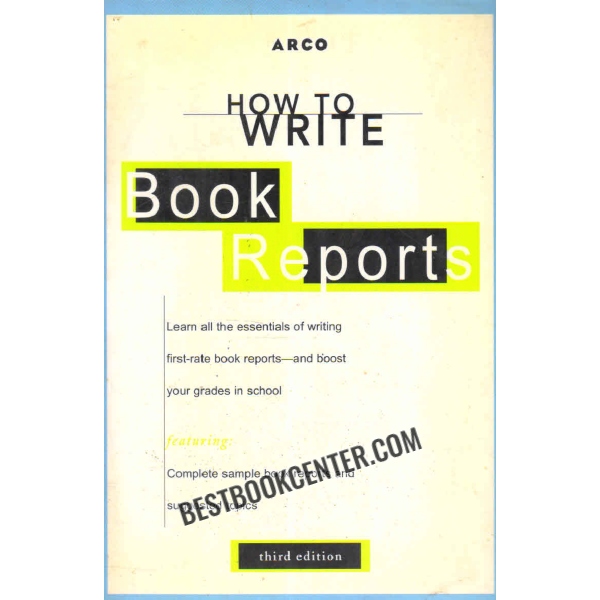 how to write book report 