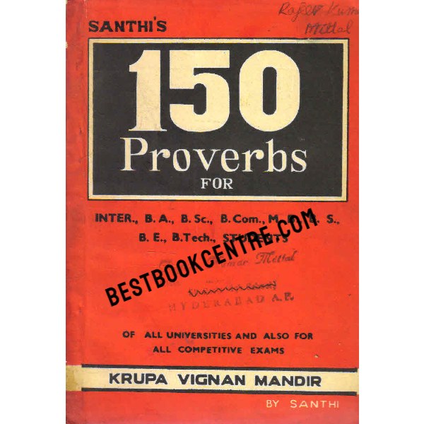 150 Proverbs for Inter B.com