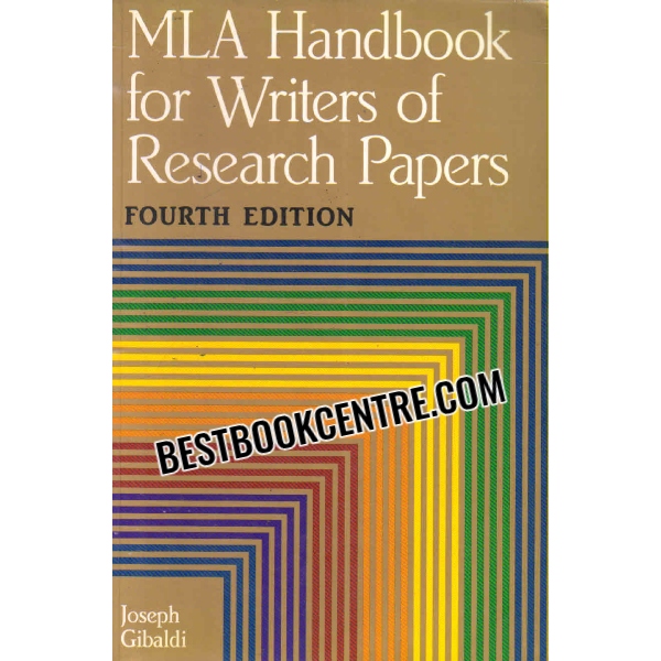 mla handbook for writers of research papers fourth edition 