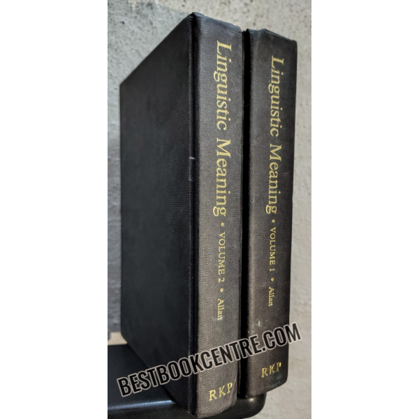 linguistic meaning by volume 1 and 2 