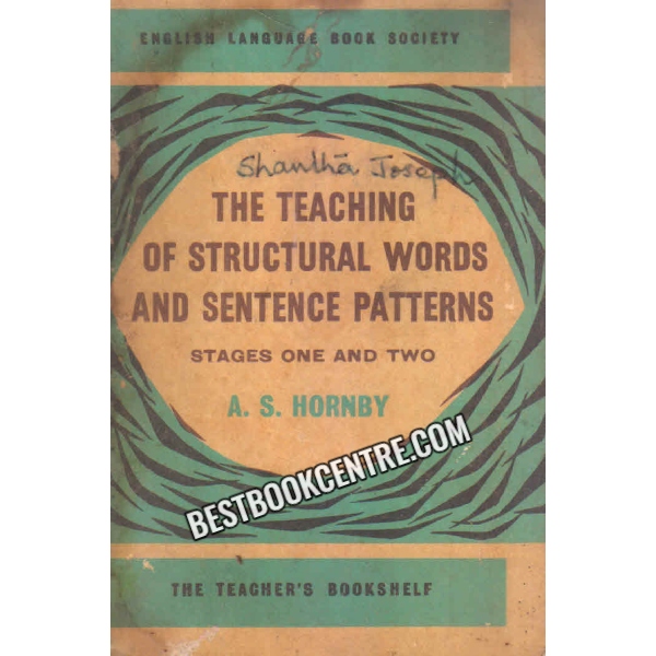 The Teaching of Structural Words and Sentence Patterns volume 1and2 (2books set)