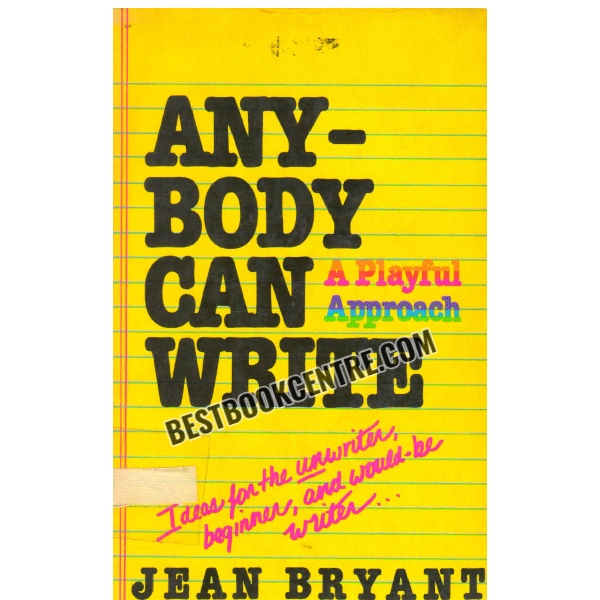 anybody can write 