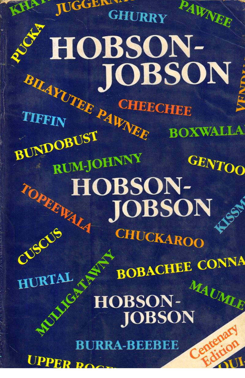 Hobson- jobson the anglo- indian dictionary download