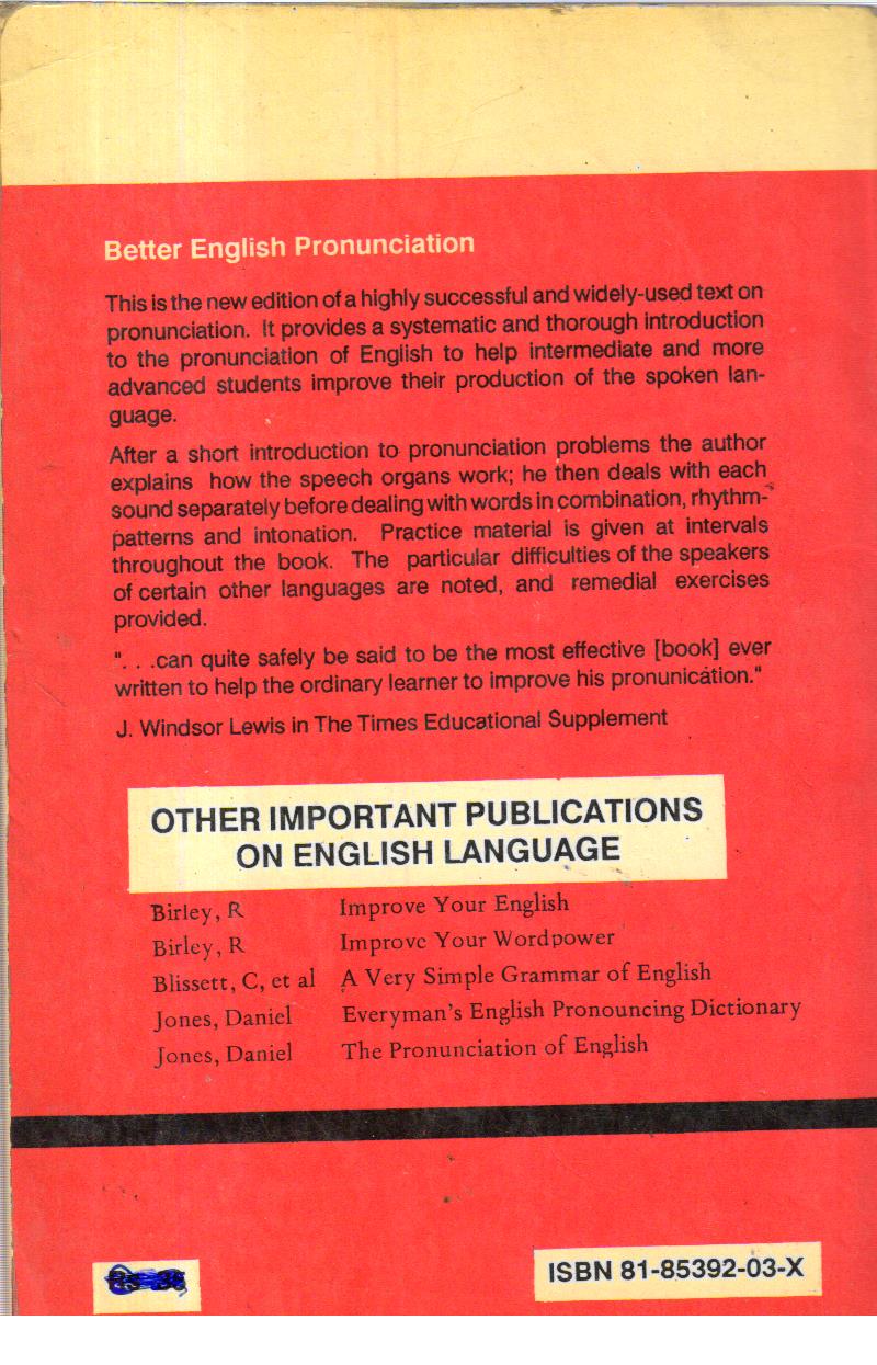 Better English Pronunciation