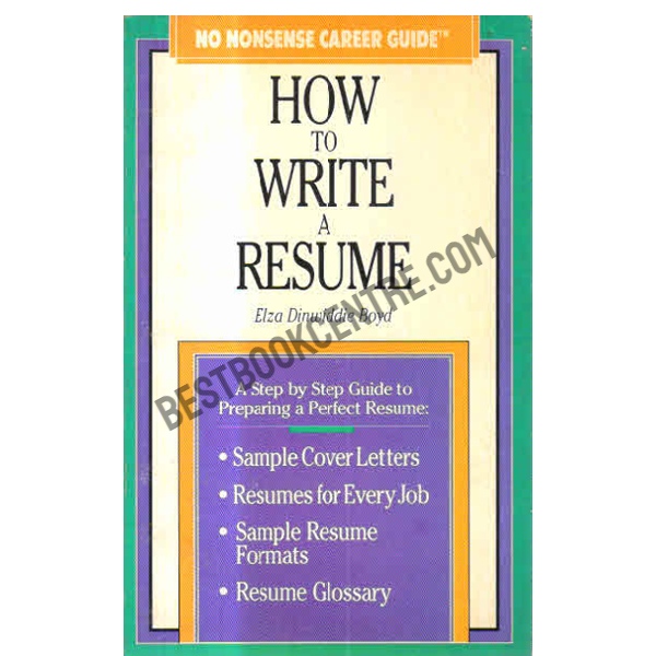 How To Write A Resume