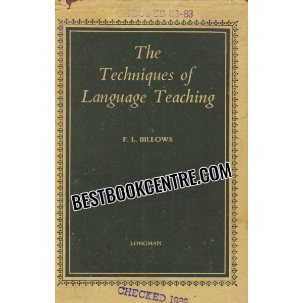 the techniques of language teaching 