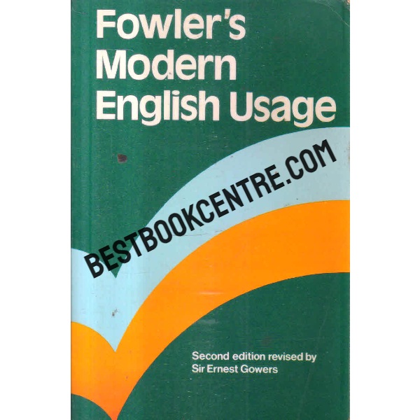 fowlers modern english usage