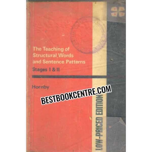 the teachings of structural words and sentence patterns stage1 and stage2 