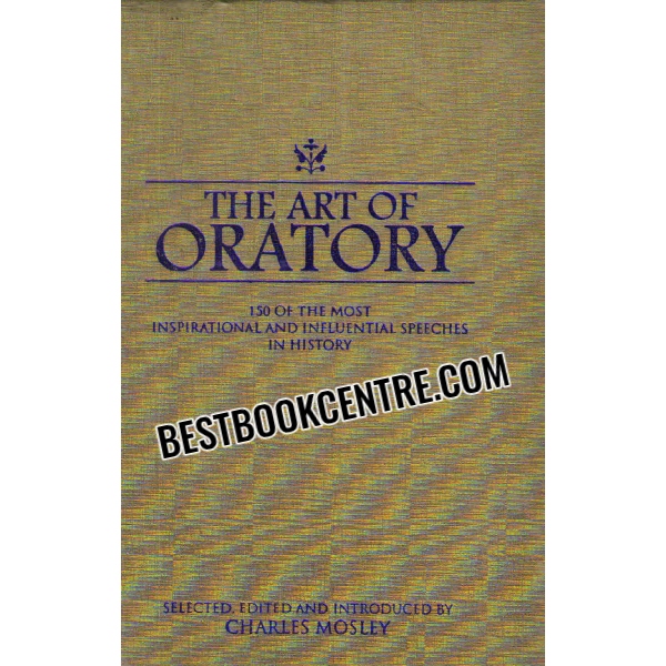 the art of oratory 1st edition