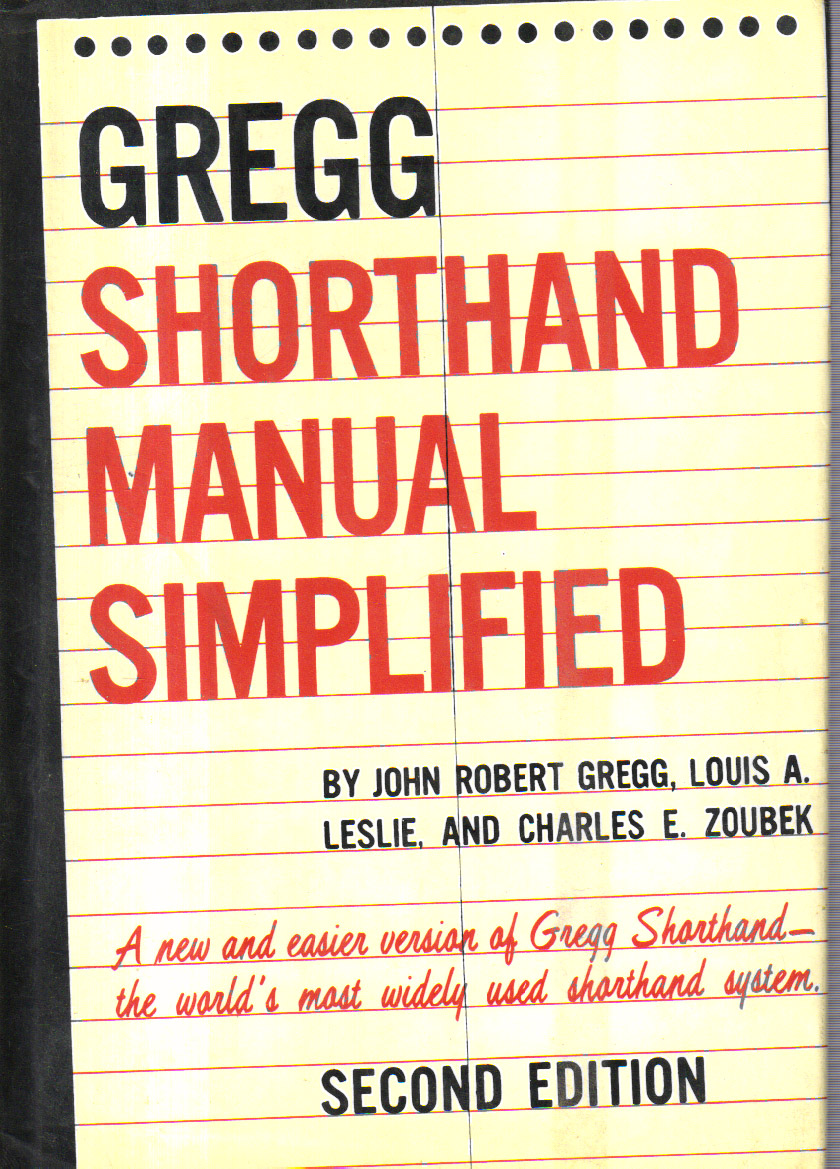 Shorthand Manual Simplified.second edition.