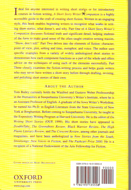 A Short story writers companion 