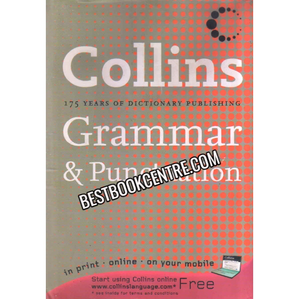 Collins english dictionary, Grammar and Punctuation and thesaurus A to Z (3 books set)