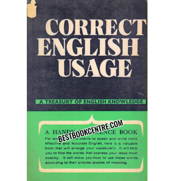 correct english usage