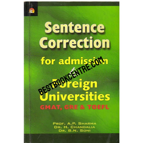 Sentence Correction for Admission to Foreign Universities