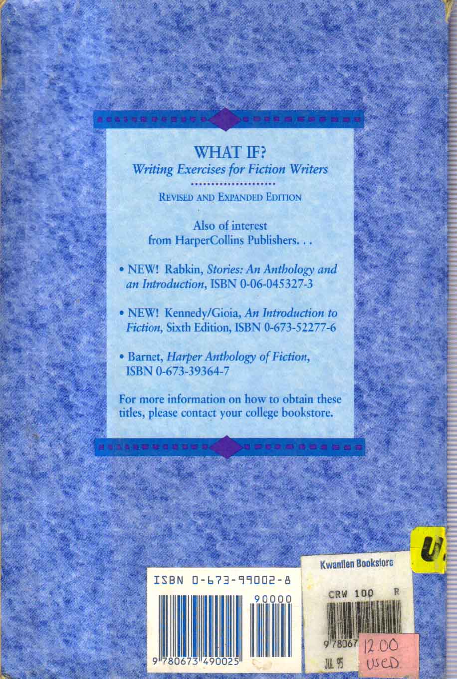 What If? Writing Exercises for Fiction Writers